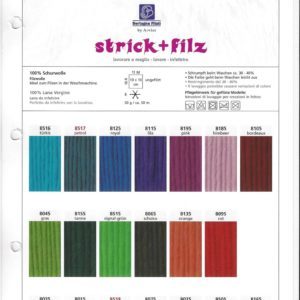 Strick und Filzwolle