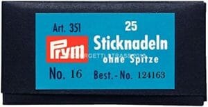 Sticknadel ohne Spitze Nr.16