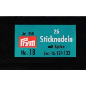 Sticknadel mit Spitze Nr.18