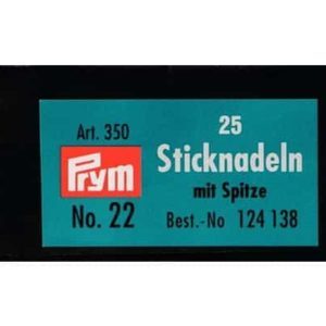 Sticknadel mit Spitze Nr.22