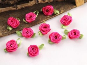 Stoffrosen klein pink