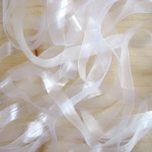 Trägergummi – Silikonband transparent 10 mm
