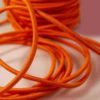 gummischnur rundgummi mm orange