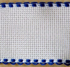 Aidaband mit Bogenrand 10 cm