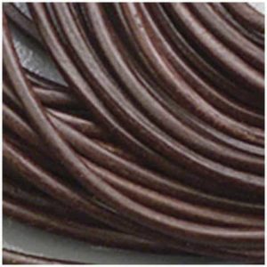 Lederschnur 1,5 mm Fb.schwarz
