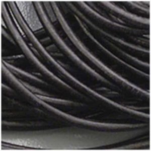 Lederschnur 1,5 mm Fb.schwarz