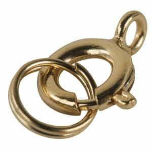 Ringschliesse Farbe altgold