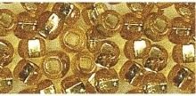 Rocailles silbereinzug gold