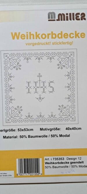 Weihkorbdeckchen – Bild 4