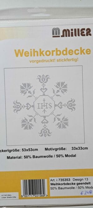 Weihkorbdeckchen – Bild 3