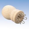 Strickliesel aus Naturholz mit  Haken