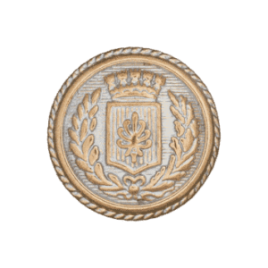 Metallknopf Wappen