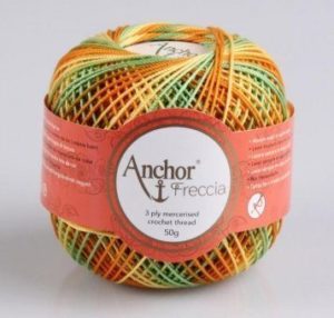 Anchor Freccia Häkelgarn Nr. 12  Multicolor