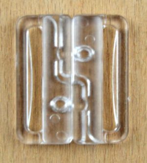 Bikini Verschluss  mm transparent
