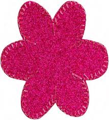 Glitzerblume Fb.pink