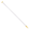 Jackenstricknadel Kunststoff weiss  mm