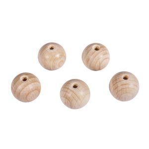 Holzkugeln kleine Bohrung 10, 15 + 20 mm