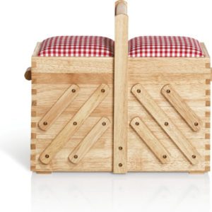 Prym Holznähkasette ausziehbar mit Stoff