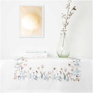 Rico Tischdecke Frühlingswiese 90 x 90