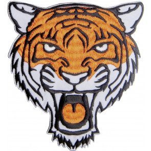 Applikation Tiger Kopf groß