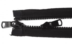 Dekor 6 mm Zweiweg teilbar Länge 30 cm Fb.schwarz