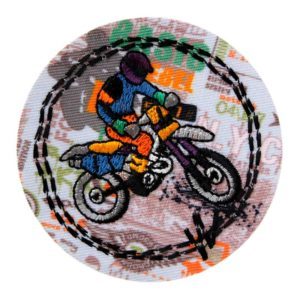 Applikation Moto Cross Fahrer