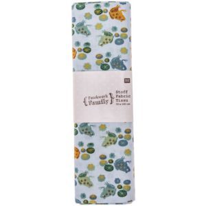 Baumwoll-Popelin Frösche  50 x 160