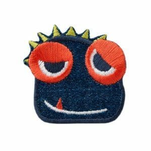 Applikation liebliches Monster Jeans