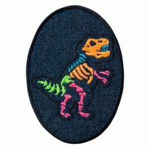 Jeansflicken Dino