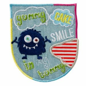 Jeansflicken Monster