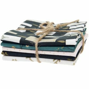 Stoffpaket 5 x Nostalgic Christmas 50 x 70 cm