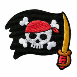 Applikation Piratenflagge