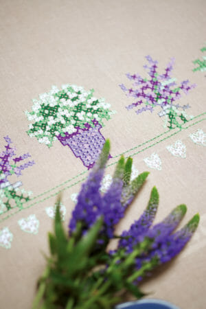 Bedruckte Deckenpackung Lavendel – Bild 2