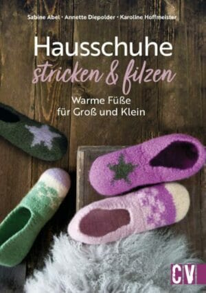 Hausschuhe stricken und filzen