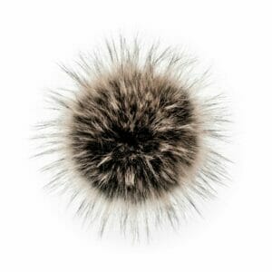 Kunstfellbommel Raccoon – Bild 3