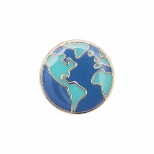 Pin Weltkugel 20 x 20 mm