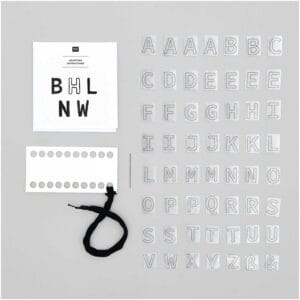 Stick and Stitch Buchstaben – Bild 8