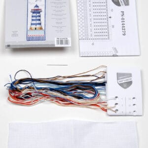 Lesezeichen – Stickpackung div. Motive 6 x 20 cm