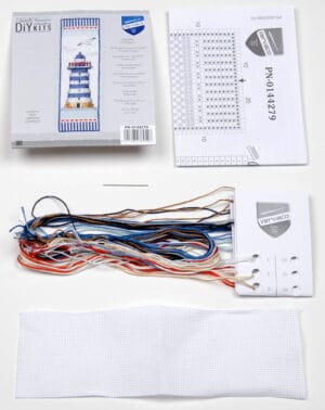 Lesezeichen - Stickpackung div. Motive 6 x 20 cm – Bild 2