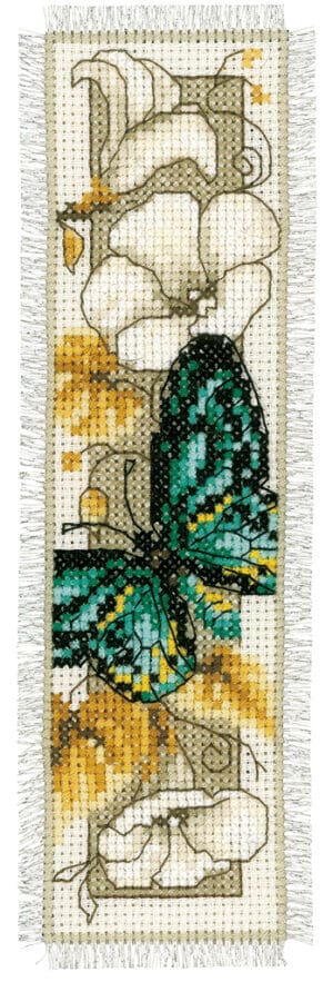 Lesezeichen - Stickpackung div. Motive 6 x 20 cm – Bild 4