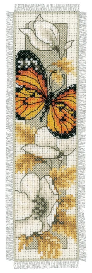 Lesezeichen - Stickpackung div. Motive 6 x 20 cm – Bild 3