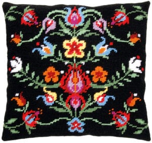 Polsterstickpackung Folklore 40 x 40 cm