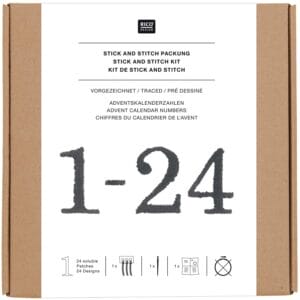 Stick and Stitch Packung Zahlen