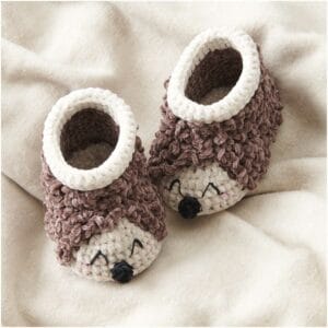 Häkelset - Baby Booties - Igel – Bild 4