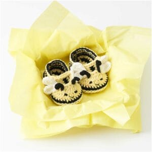 Häkelset - Baby Booties - Biene – Bild 4