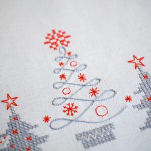 Bedruckte Deckenpackung Weihnachtsbäume