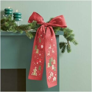 Rico Stickpackung Schleife Weihnachtslandschaft