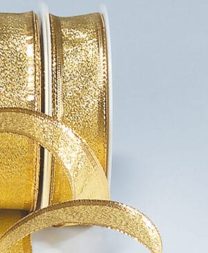 Geschenkband Lurex gold
