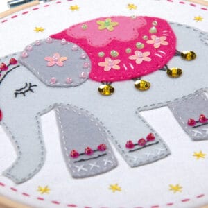 Bastelset mit Filz Elefant