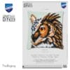 Polsterstickpackung Eule 40 x 40 cm – Bild 2